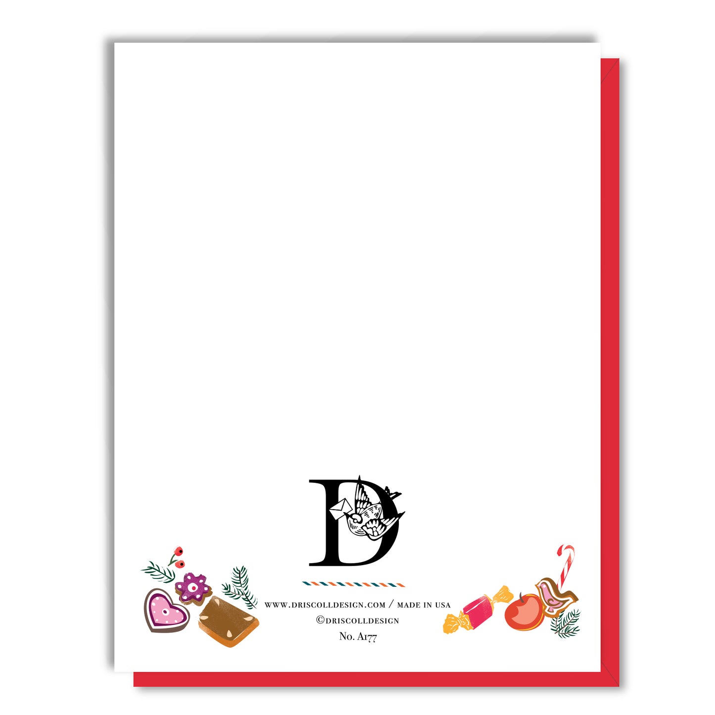 Sugar Plums Wreath Card