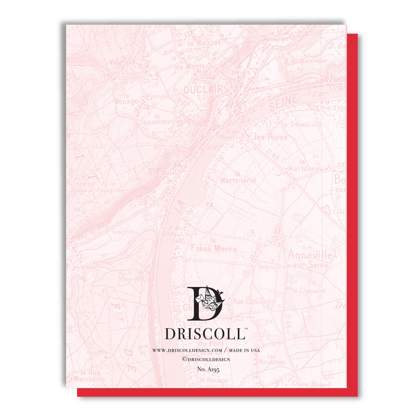 Je t'aime Postage Valentine - Gold Foil Card