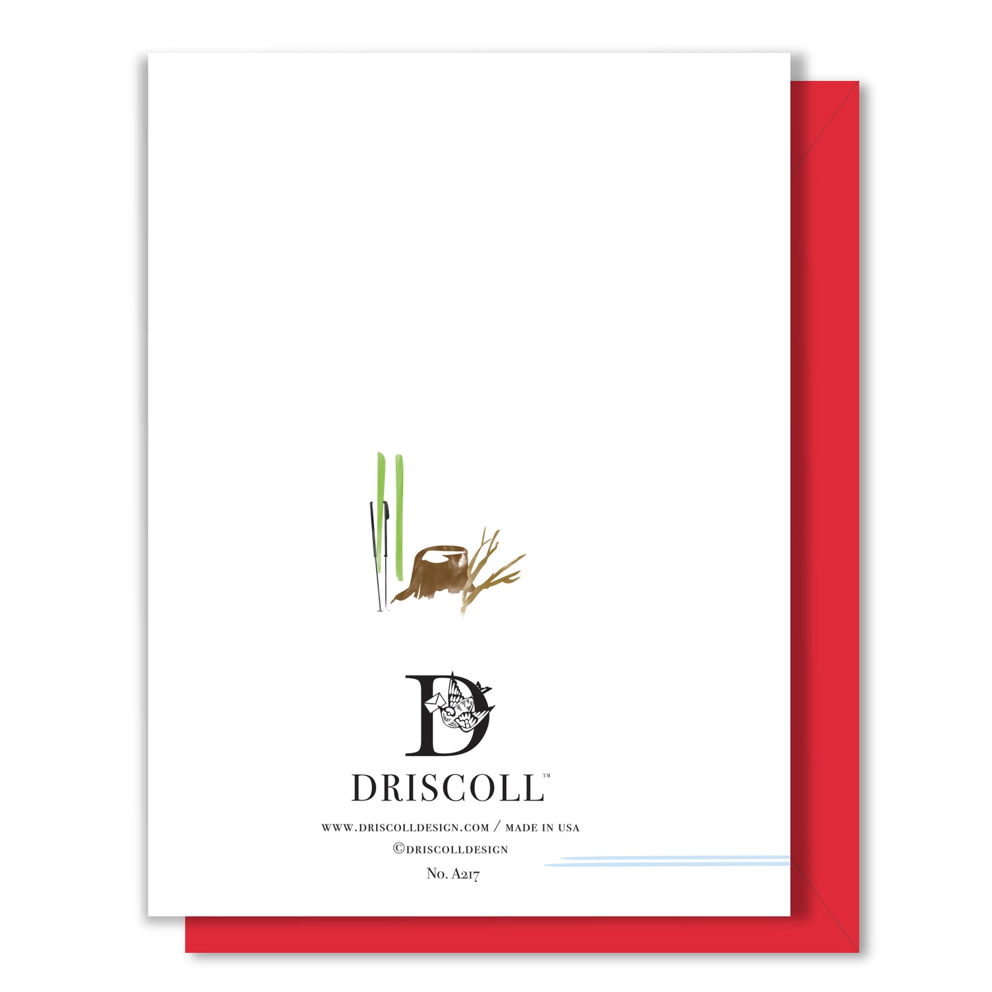 Ski Day Christmas Card