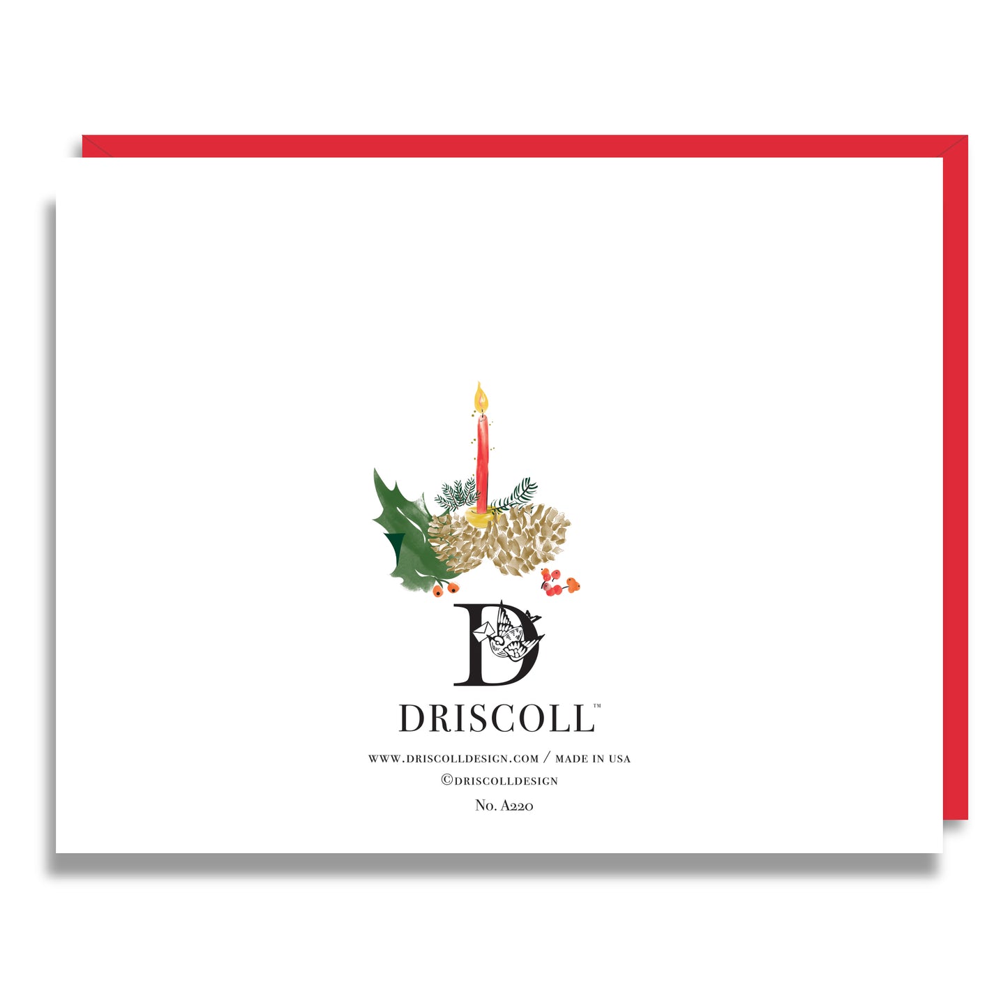 Merry Christmas Greenery Card