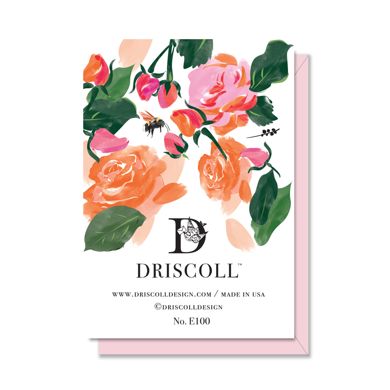 Rose Garden Enclosure Card