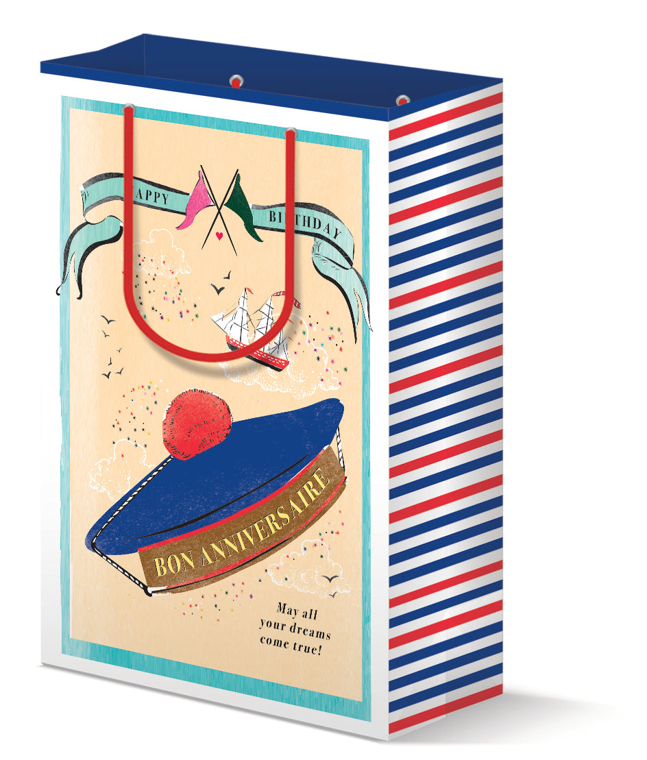 Sailor Hat Birthday Gift Bag