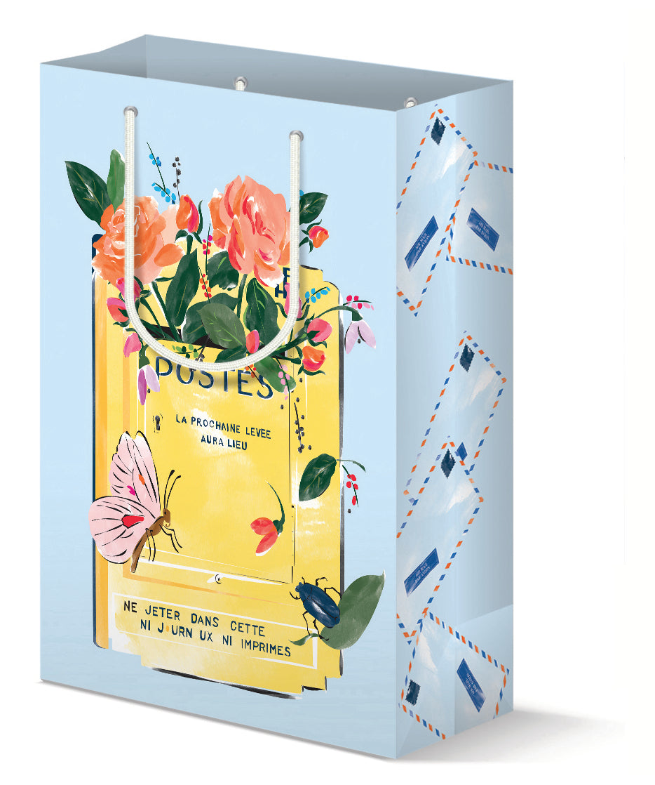Mailbox and Flowers Gift Bag
