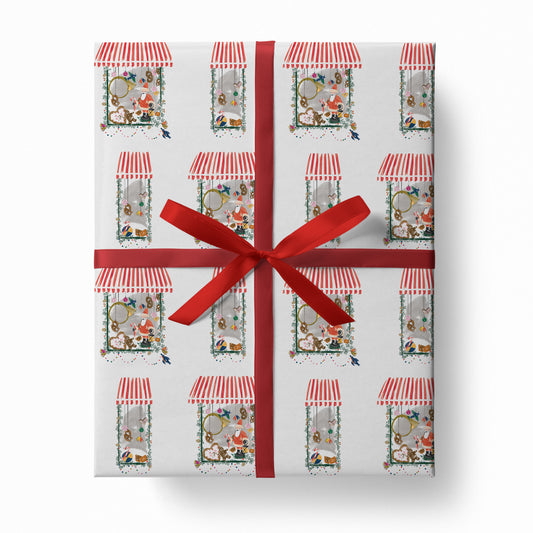 Christmas Market Wrapping Paper