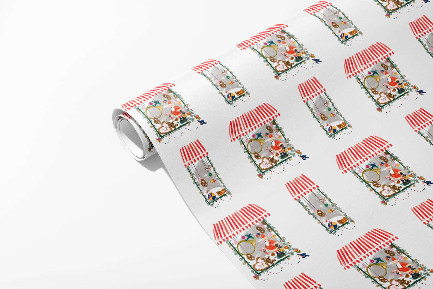 Christmas Market Wrapping Paper