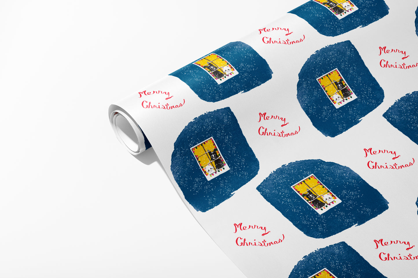 Dog & Cat Christmas Wrapping Paper