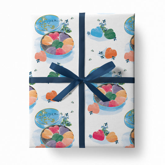 Candy Hearts Wrapping Paper