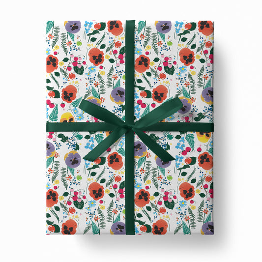 Flower Garden Wrapping Paper