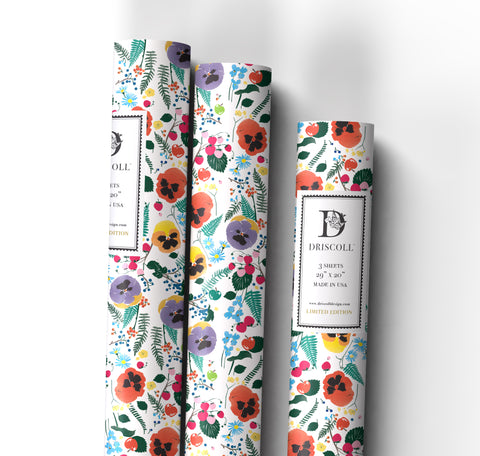 Flower Garden Wrapping Paper