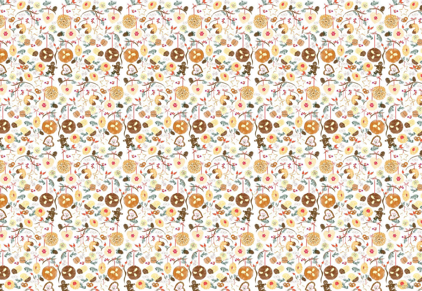 Christmas Cookies Wrapping Paper