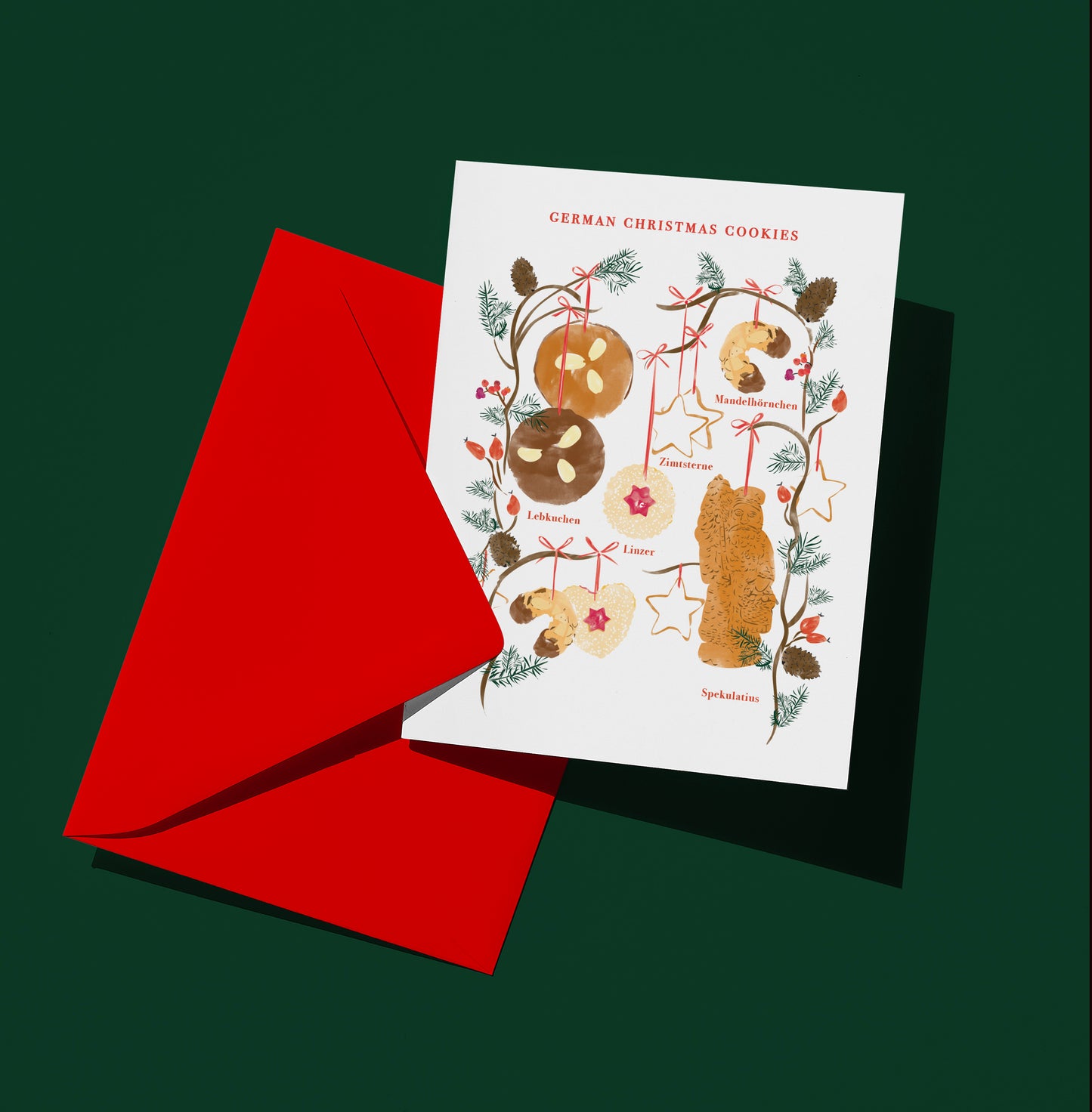 German Christmas Cookies Card