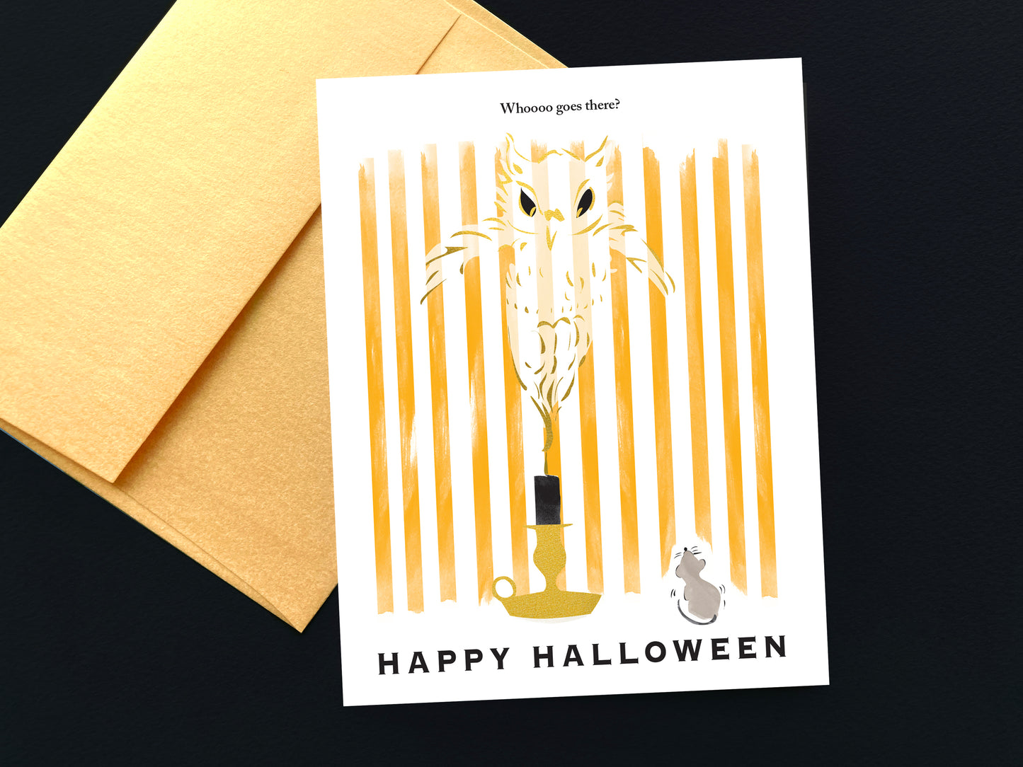 Spooky Flame Halloween Card