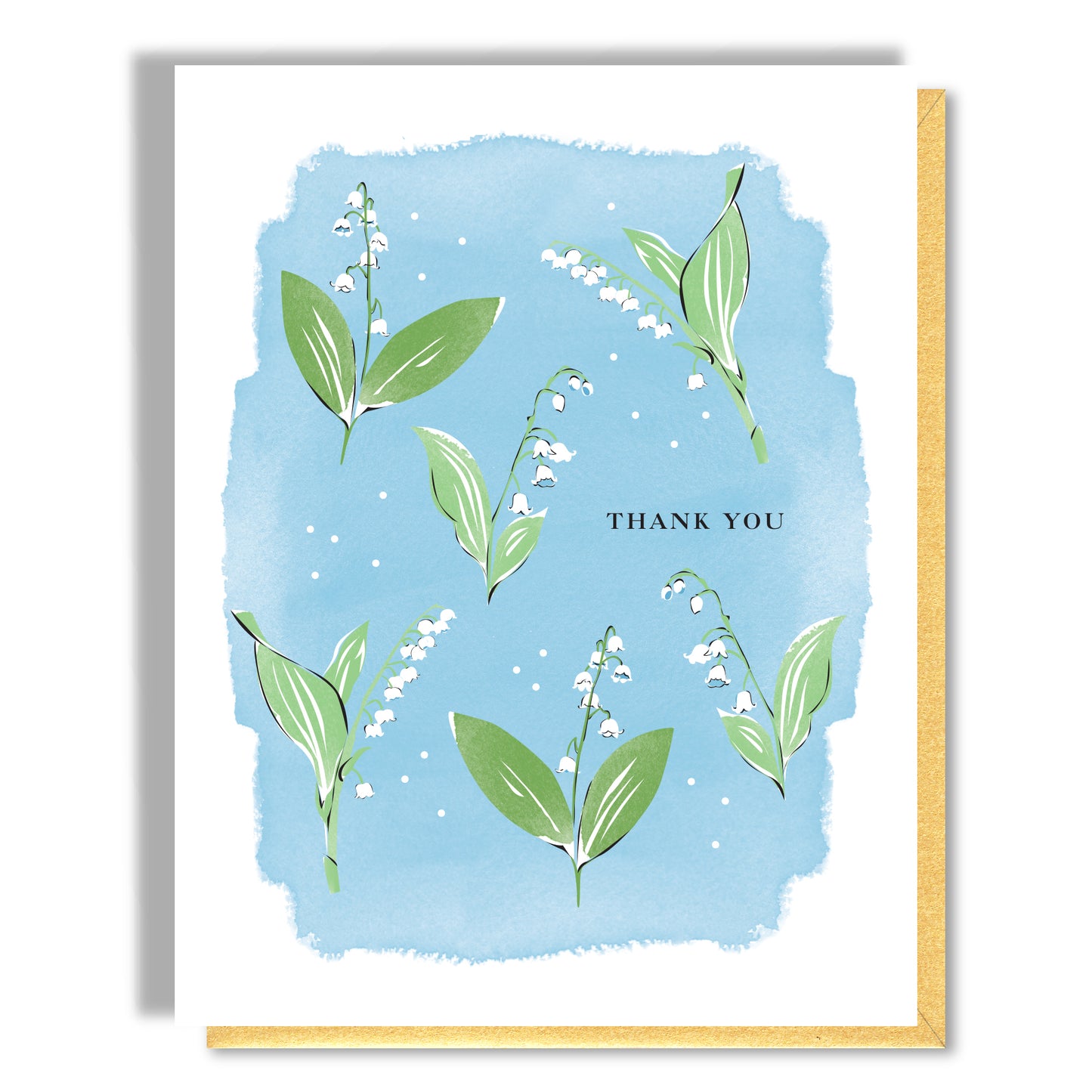 Lily of the Valley Thank You Card