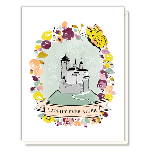 Happily Ever After Wedding Card