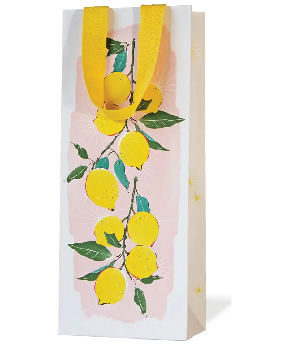 Lemons Wine Bag