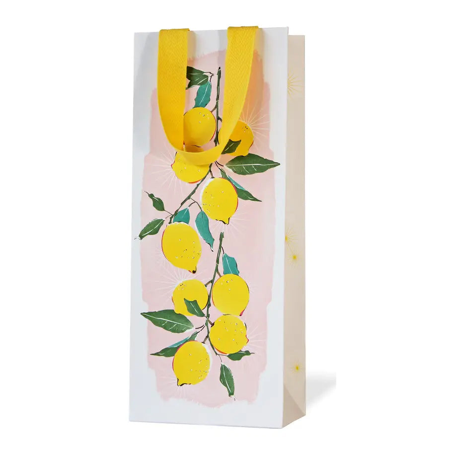 Lemons Wine Bag