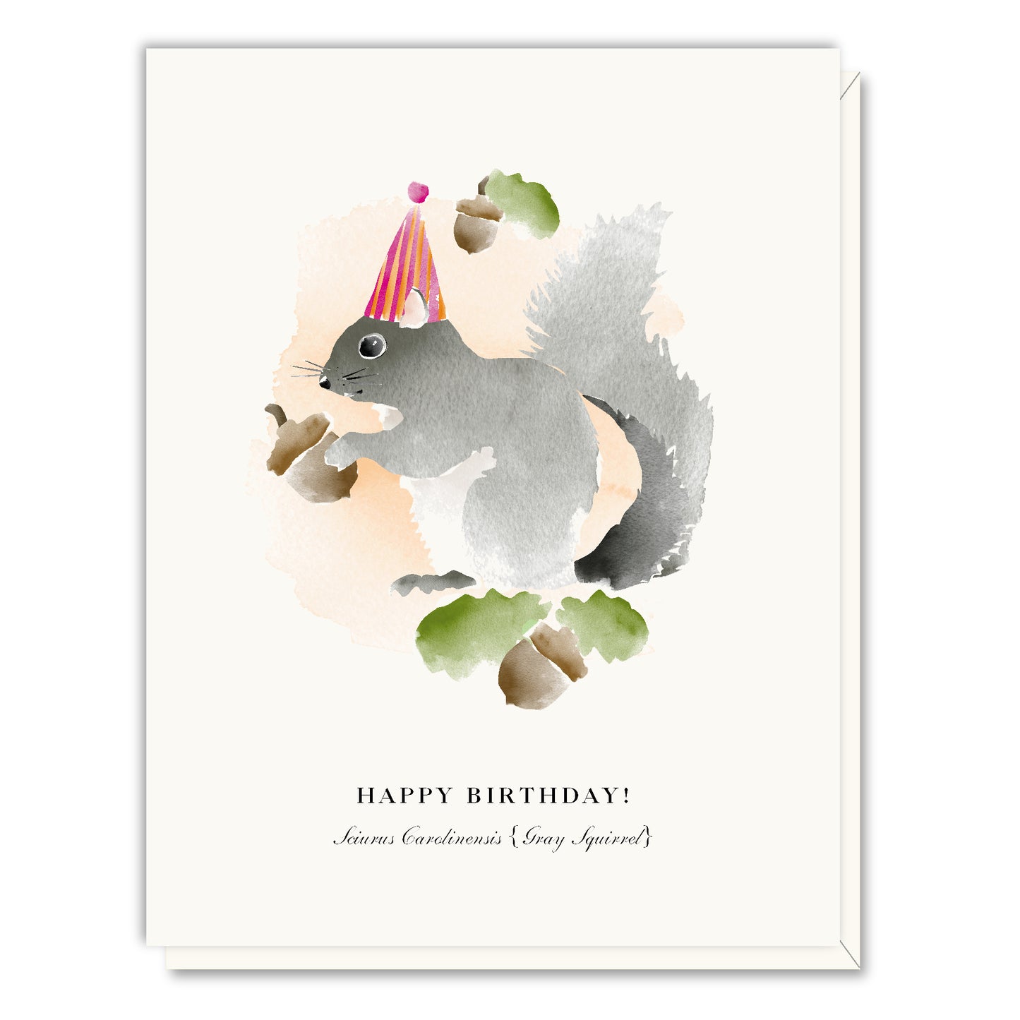Squirrel Birthday Card