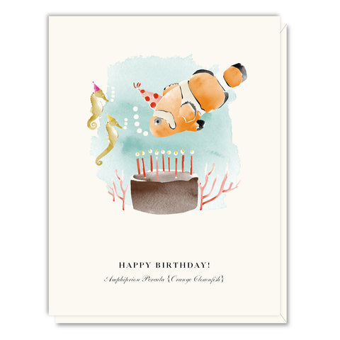 Clownfish Birthday Card
