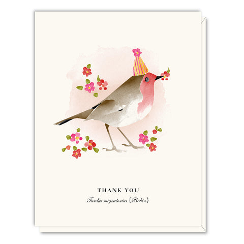 Robin Thank You Card