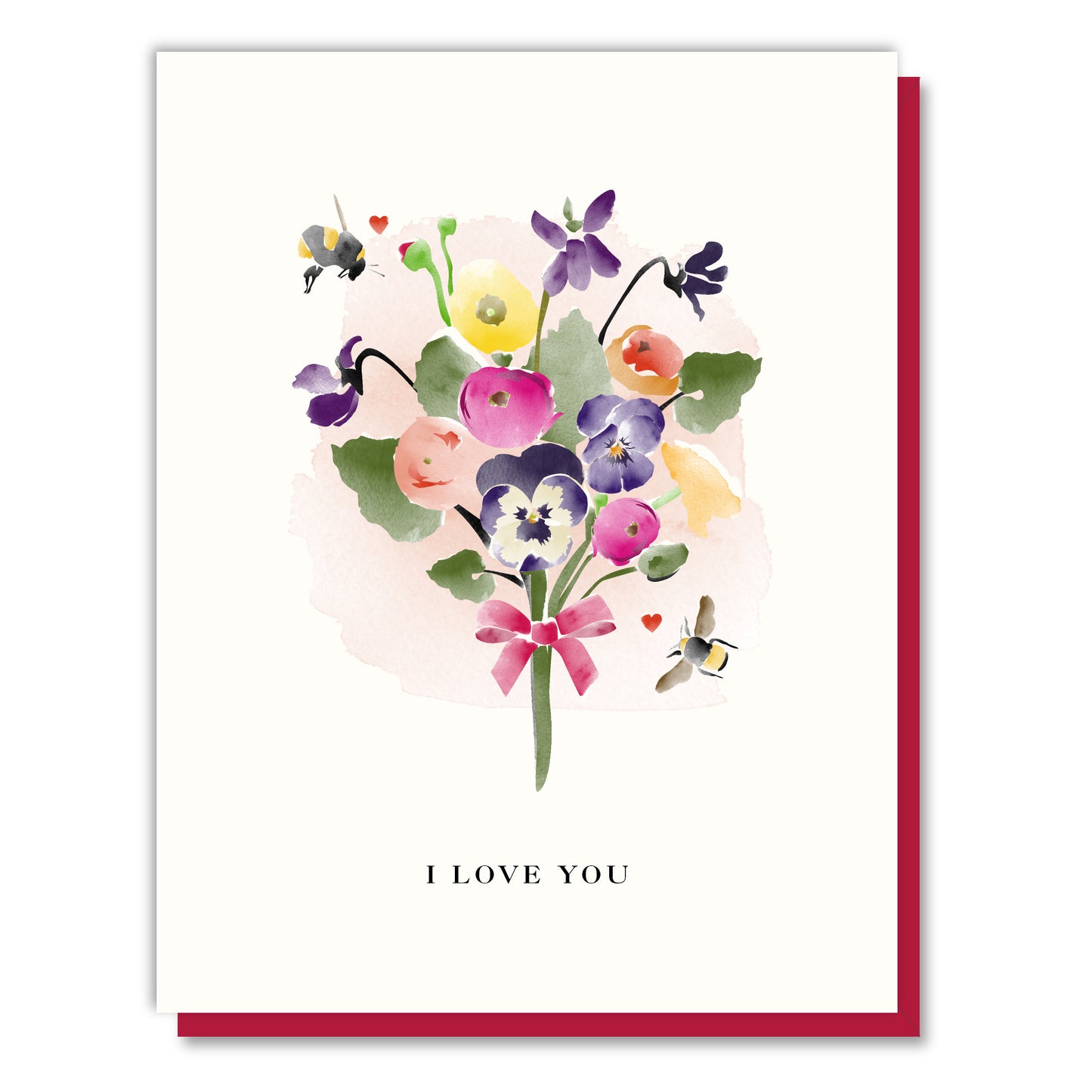 I Love You Bouquet Card
