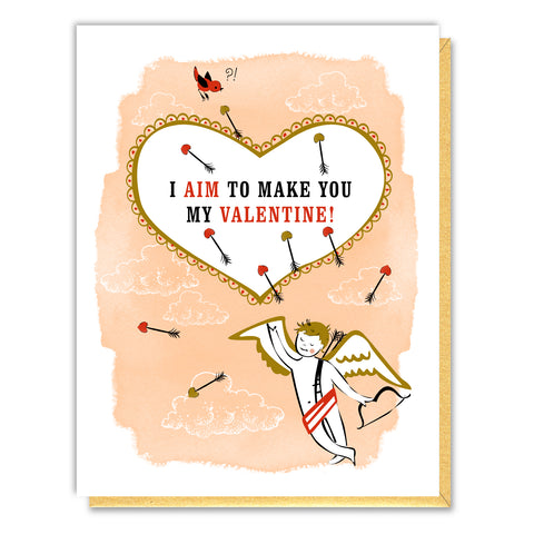 Cupid Takes Aim Card