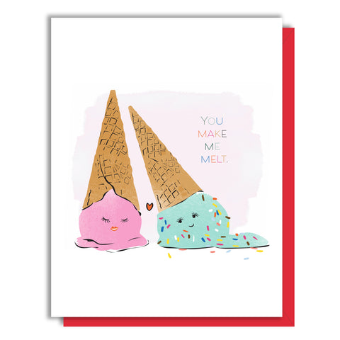 Melting Love Cones Card