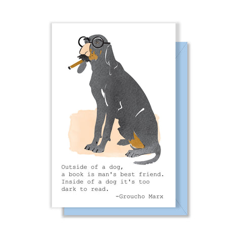 Groucho Hound Enclosure Card