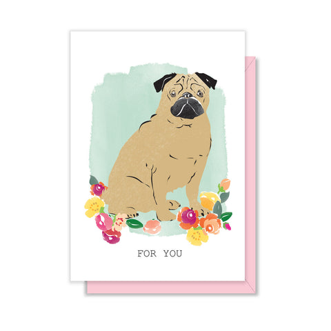 Pug Enclosure Card