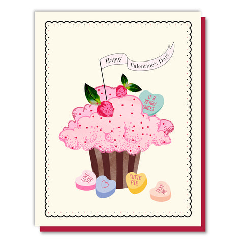 Valentine Cupcake Card