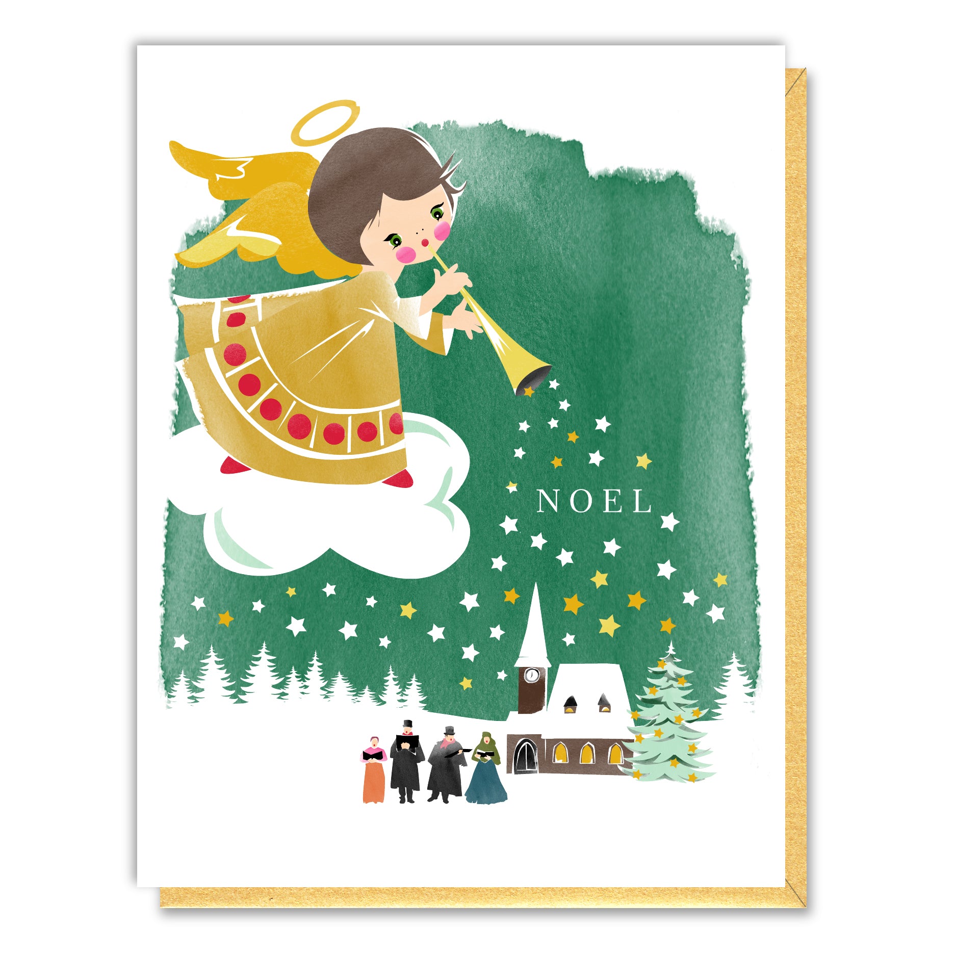 Noel Christmas Angel Card Driscoll Design noel-christmas-angel-card-driscoll-design
