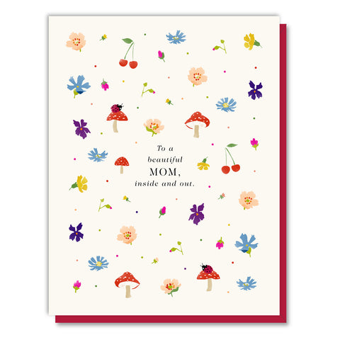 To A Beautiful Mom Card