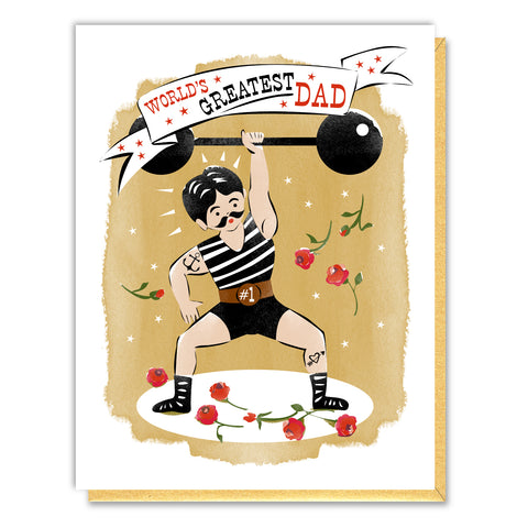 Father's Day Strong Dad Card