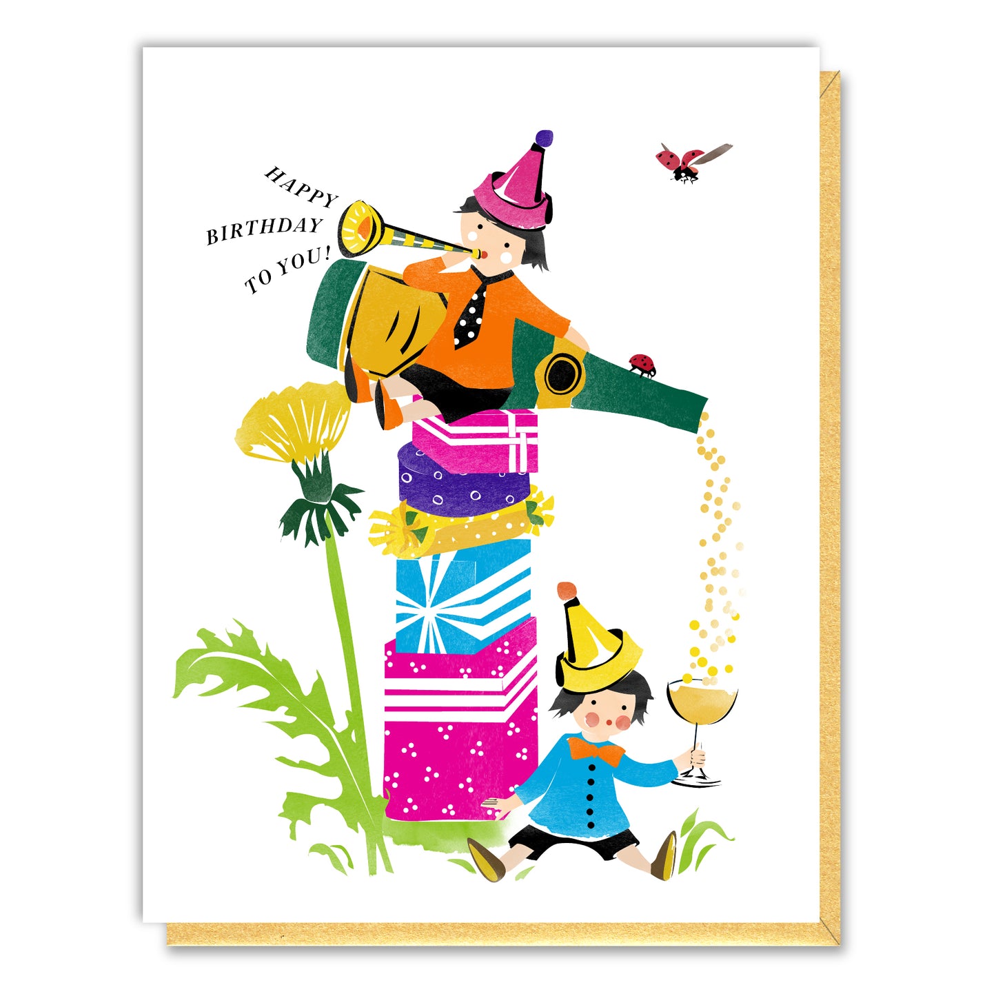 Birthday Party Elves Card