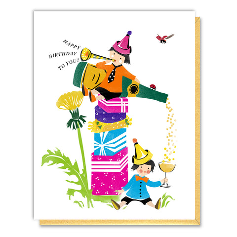 Birthday Revelers Card