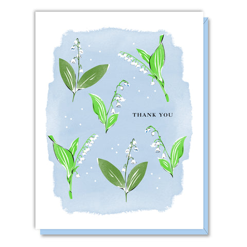 Lily of the Valley Thank You Card