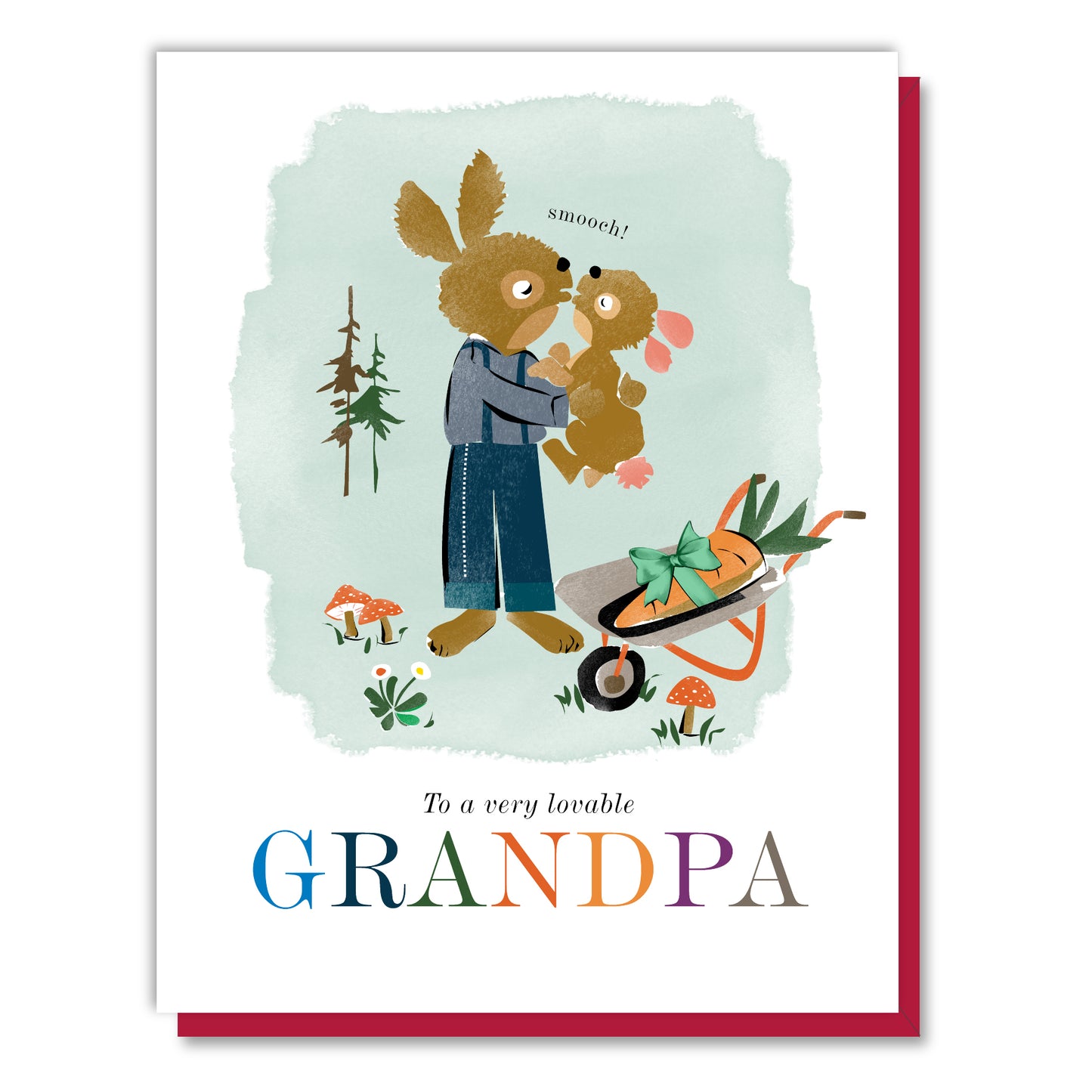 Grandpa Bunny Card