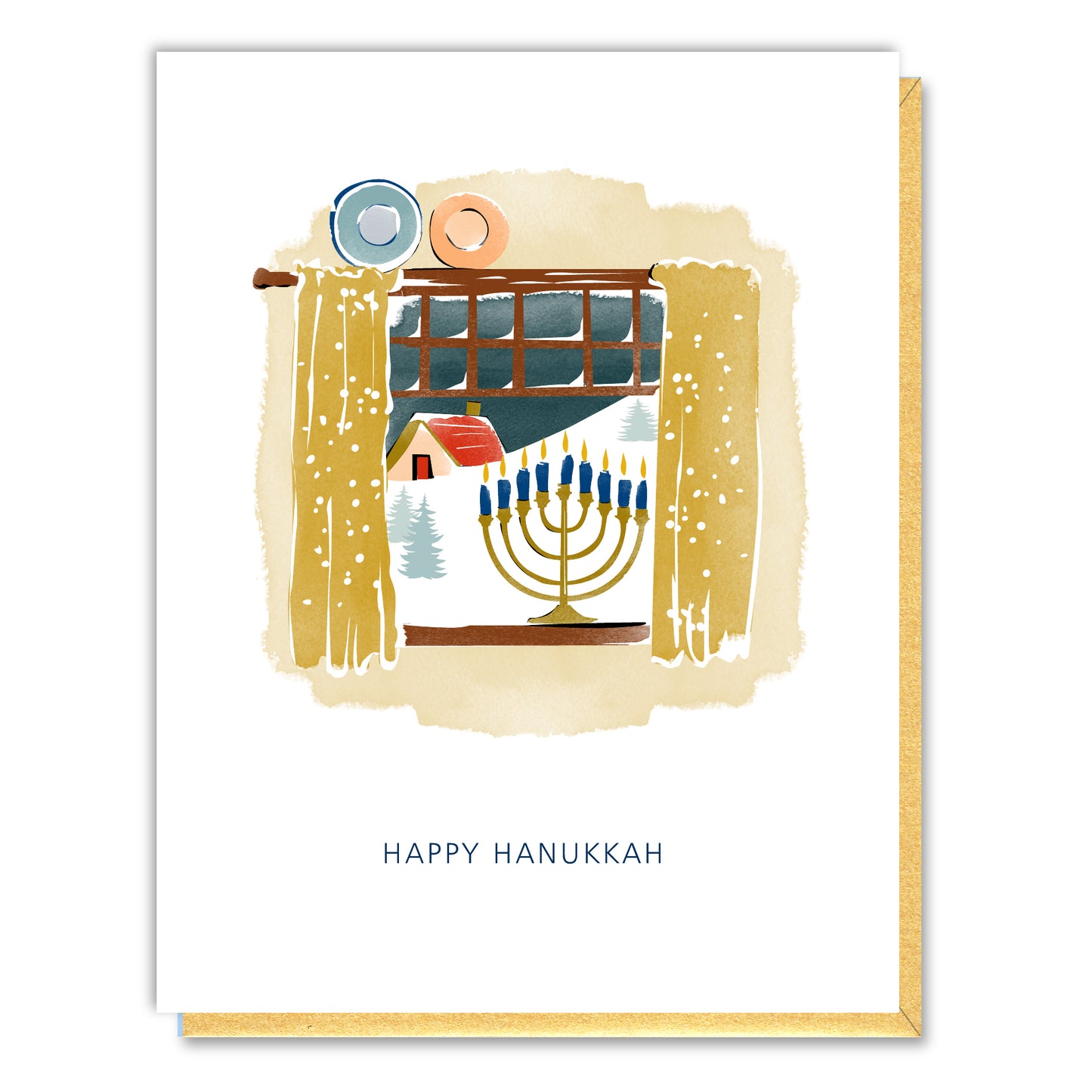 Hanukkah Window Card