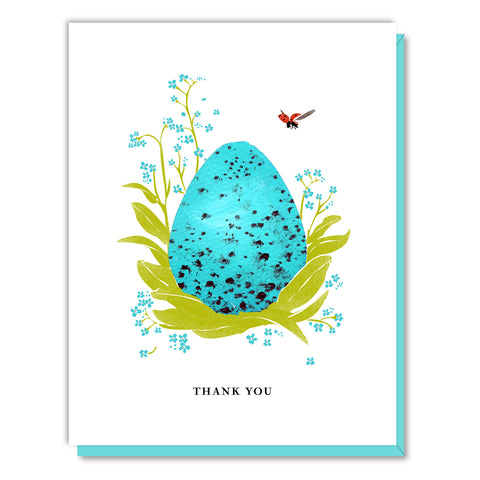 Speckled Egg Thank You Card