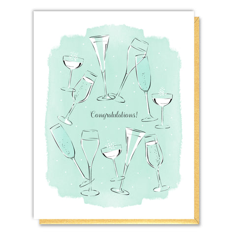 Congratulations Glasses Card
