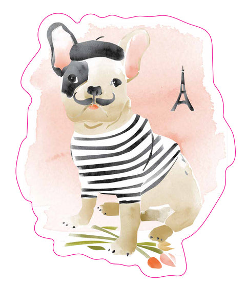 Frenchie Die Cut Sticker