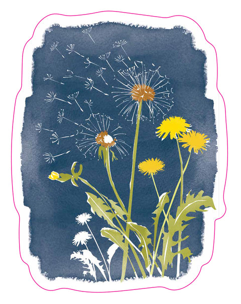 Dandelions Die Cut Sticker