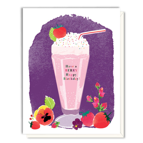 Milkshake Birthday Card