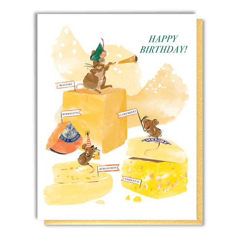 Cheese Birthday Card