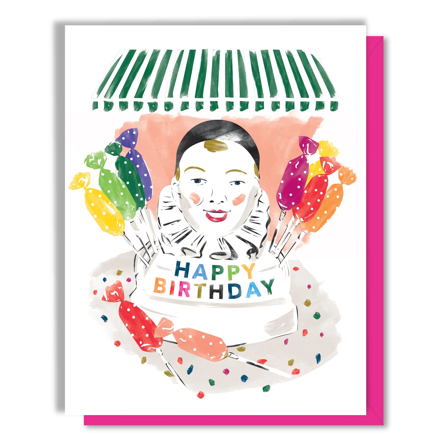 Lollipops Birthday Card
