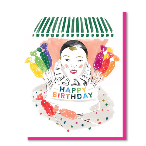 Lollipops Birthday Card