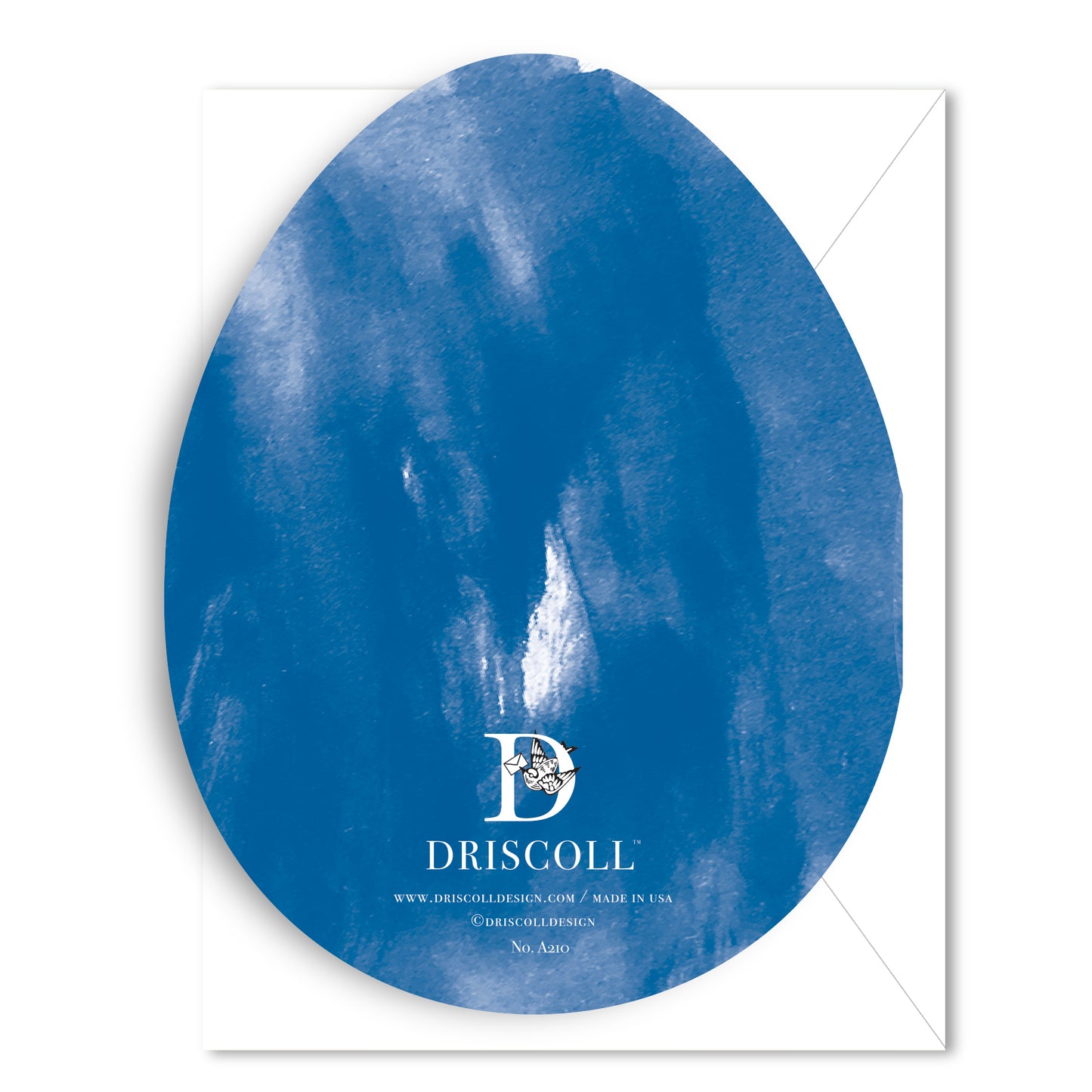 Lily of the Valley Easter Egg - Die Cut Card