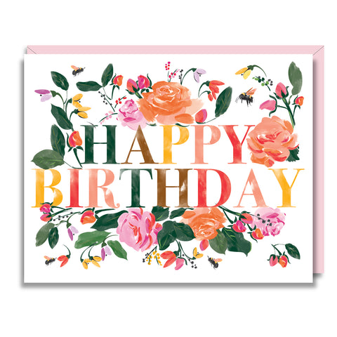 Happy Birthday Garden Card