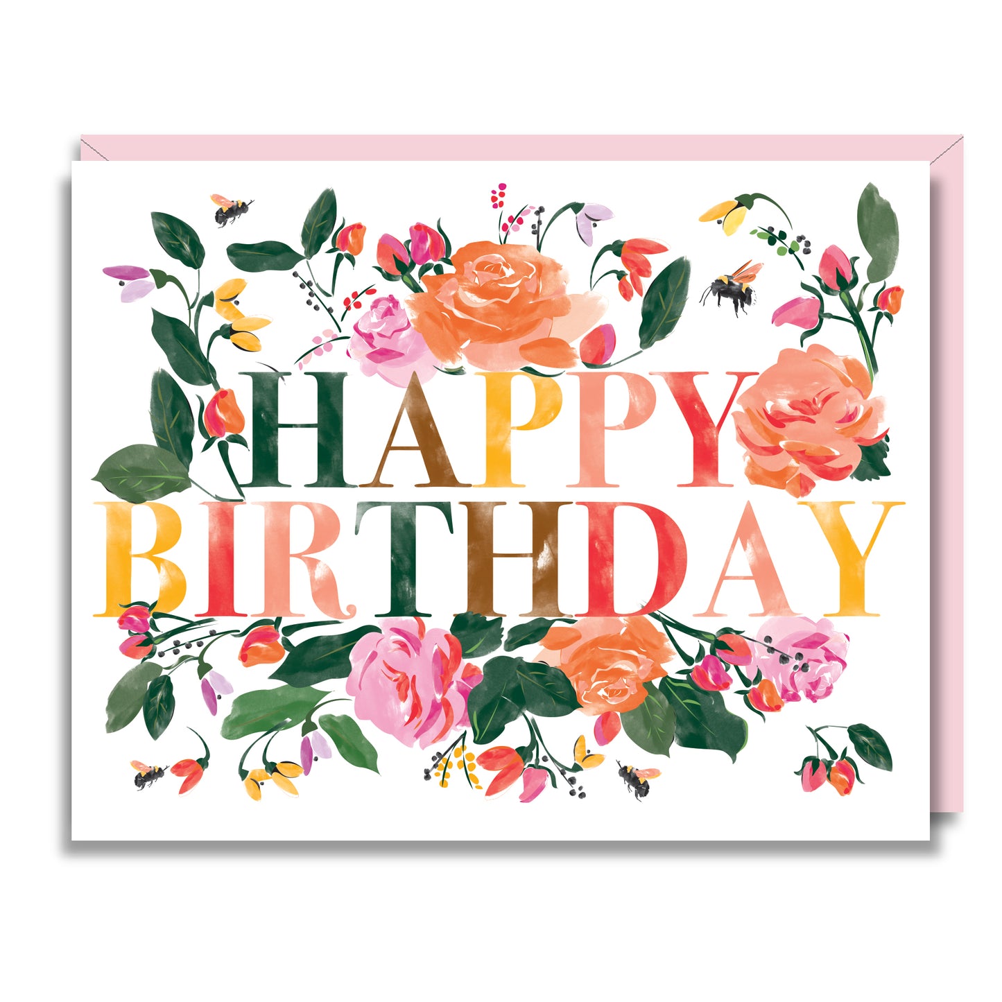 Happy Birthday Roses Set