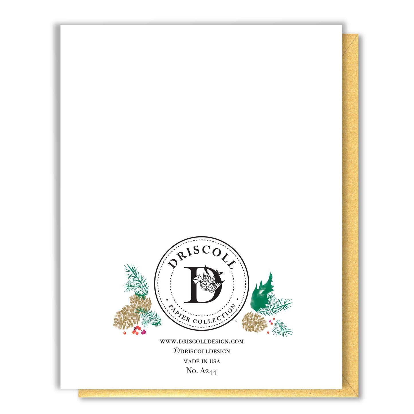 Christmas Town Snow Globe Card