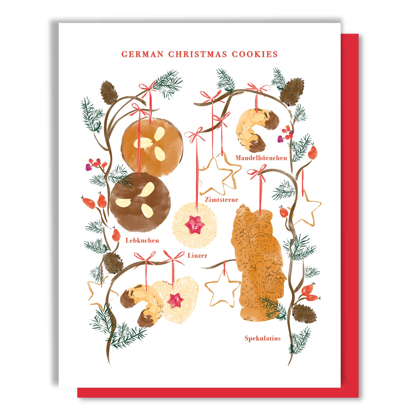 German Christmas Cookies Card